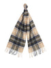 barbour sciarpa new check tartan unisex usc0137 beige 9765649