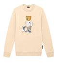 Baron Filou Felpa Uomo EMBROIDERED PULLOVER LXXXVIII Royal Sand - Beige