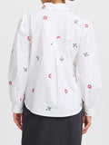 b.young Camicia Casual Camicia Byicia Donna 20815230 Sea Moss Mix - Bianco