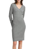 b young vestito mini bymmorla donna 20815297 mid grey melange grigio 5801309