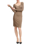 b.young Vestito Mini Bypoli Donna 20815317 Walnut - Marrone