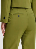 b.young Pantalone Chino Bydenoa Donna 20815520 Woodbine - Verde