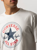 Converse T-shirt Chuck Patch Unisex 10025459-A03 - Bianco