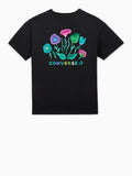 Converse T-shirt Floral Graphic Donna 10026678-A01 - Nero