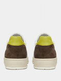 Date Sneakers Court 2.0 Vintage Calf Uomo M411-C2-VC - Bianco