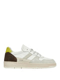 Date Sneakers Court 2.0 Vintage Calf Uomo M411-C2-VC - Bianco