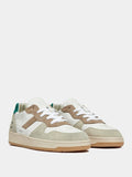 Date Sneakers Court 2.0 Vintage Calf Uomo M411-C2-VC - Bianco