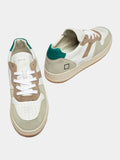 Date Sneakers Court 2.0 Vintage Calf Uomo M411-C2-VC - Bianco