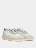 Date Sneakers Court 2.0 Vintage Calf Uomo M411-C2-VC - Bianco