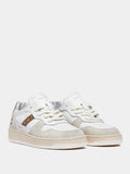 Date Sneakers Court 2.0 Vintage Calf Donna W411-C2-VC - Bianco