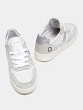 Date Sneakers Court 2.0 Vintage Calf Donna W411-C2-VC - Bianco