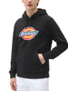 dickies felpa cappuccio icon logo uomo dk0a4xcb nero 1012969