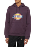 Dickies Felpa Cappuccio Icon Logo Uomo DK0A4XCB Plum Perfect - Bordeaux