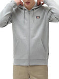 Dickies Felpa Zip Oakport Uomo DK0A4XD3 Grey Melange - Grigio