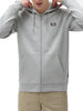 /endickies felpa zip oakport uomo dk0a4xd3 grey melange grigio 4212019