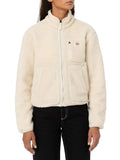 Dickies Giubbino Mount Hope Fleece Donna DK0A4YGN Whitecap Gray - Bianco