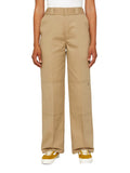 Dickies Pantalone Straight Double Knee Donna DK0A4YW2 Khaki - Beige