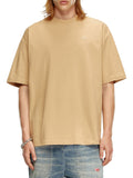 Diesel T-shirt Boggy Loose Fit Uomo A113020HGAM Khaki - Beige