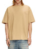 diesel t shirt boggy loose fit uomo a113020hgam khaki beige 3920380