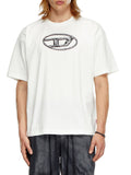 Diesel T-shirt Boxt Q22 Relaxed Fit Uomo A152690TJAY Off White - Bianco