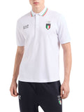 Ea7 Polo Paris 2024 Olympic Uomo 3DPFC6PCOMZ - Bianco