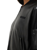 Ea7 Giubbino di Pelle Bomber Ecopelle Donna 6DTM34TJZOZ Black - Nero