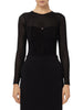 elisabetta franchi body tricot donna bk64b46e2 nero 9064