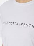 Elisabetta Franchi T-shirt Gesso Donna MA00346E2 Gesso - Avorio