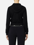 Elisabetta Franchi Felpa Zip Tricot Donna MK56S46E2 - Nero