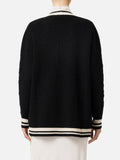 Elisabetta Franchi Cardigan Tricot Donna MK91M47E2 - Nero