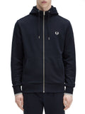 Fred Perry Felpa Cappuccio Uomo J7536 Navy - Blu