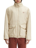 Fred Perry Giubbino Patch Pocket Uomo J8548 Oatmeal - Avorio