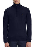 Fred Perry Maglione Classic Half Zip Uomo K7624 Navy - Blu