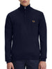 fred perry maglione classic half zip uomo k7624 navy blu 7817574