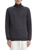 fred perry maglione classic half zip uomo k7624 dark grey marl grigio 5974410