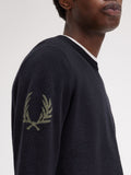 Fred Perry Maglione Laurel Wreath Uomo K8529 - Nero