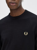 Fred Perry Maglione Classic Crew Neck Uomo K9601 - Nero