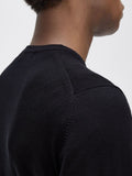 Fred Perry Maglione Classic Crew Neck Uomo K9601 - Nero