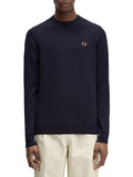 Fred Perry Maglione Classic Crew Neck Uomo K9601 Navy - Blu