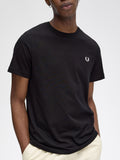 Fred Perry T-shirt Crew Neck Uomo M1600 - Nero