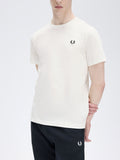 Fred Perry T-shirt Crew Neck Uomo M1600 Snow White - Bianco