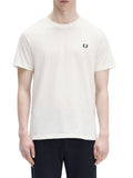 Fred Perry T-shirt Crew Neck Uomo M1600 Snow White - Bianco