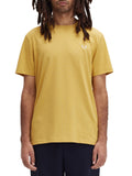 Fred Perry T-shirt Crew Neck Uomo M1600 Honeycomb/ecru - Giallo