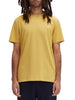 fred perry t shirt crew neck uomo m1600 honeycomb ecru giallo 2770945