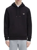 Fred Perry Felpa Cappuccio Tipped Uomo M2643 - Nero