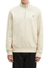 fred perry felpa zip half zip uomo m3574 oatmeal whskbrwn avorio 8431500