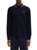 fred perry polo twin tipped uomo m3636 navy ecru honeyc blu 6949757