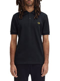 Fred Perry Polo Plain Uomo M6000 Navy/honeycomb - Blu