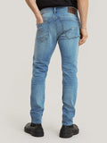 G-star Jeans Slim 3301 Uomo 51001-8968D Lt Indigo Aged - Denim