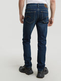 G-star Jeans Slim 3301 Uomo 51001-C052D Worn In Dusk Blue - Denim